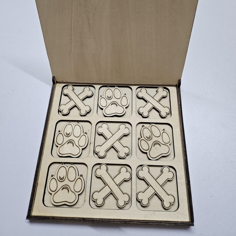 Jeu de morpion en bois - sublimcreation, bollène 84, vaucluse, paca, Made in france