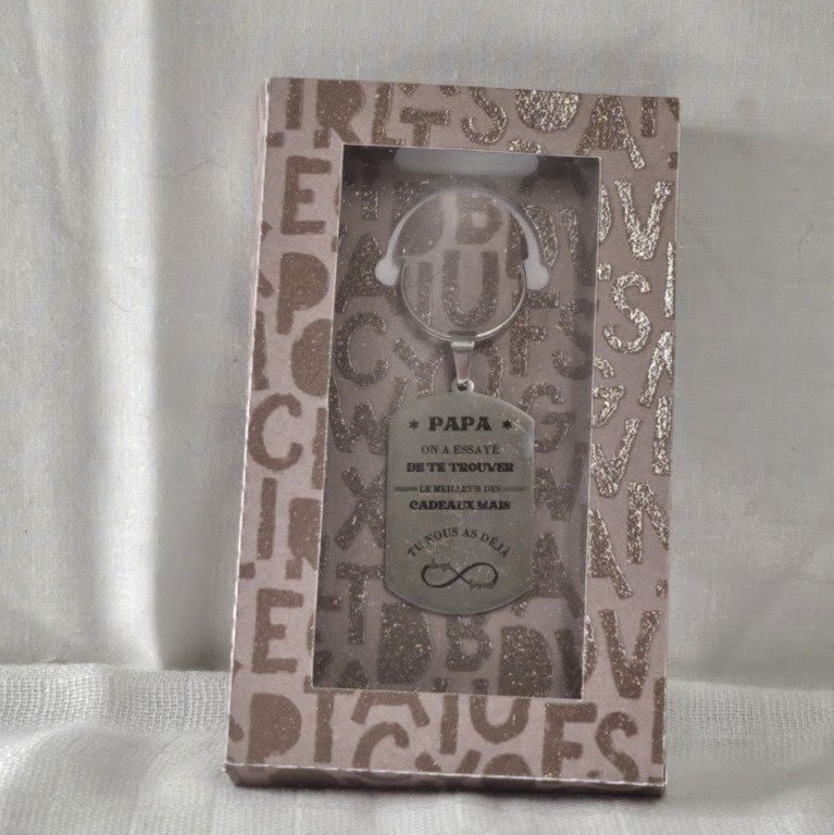 porte clé en acier, sublimcreation, bollène 84, vaucluse, paca, Made in france