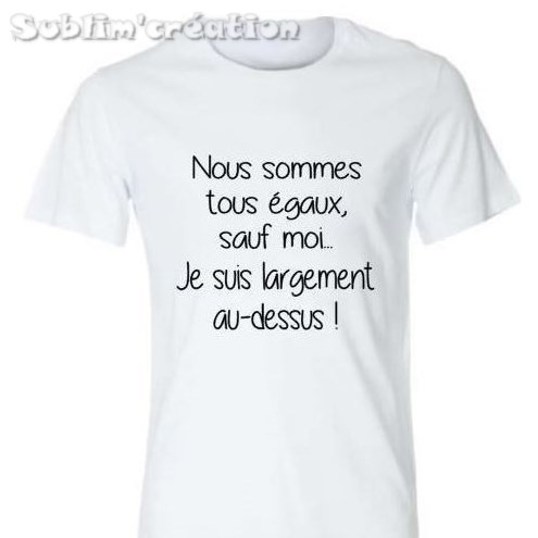 T-Shirt mixe personnalisable par sublimation