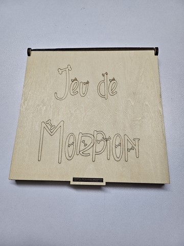 Jeu de morpion en bois