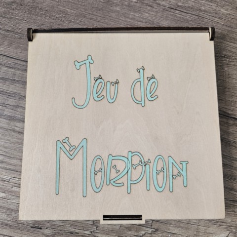 Jeu de morpion en bois